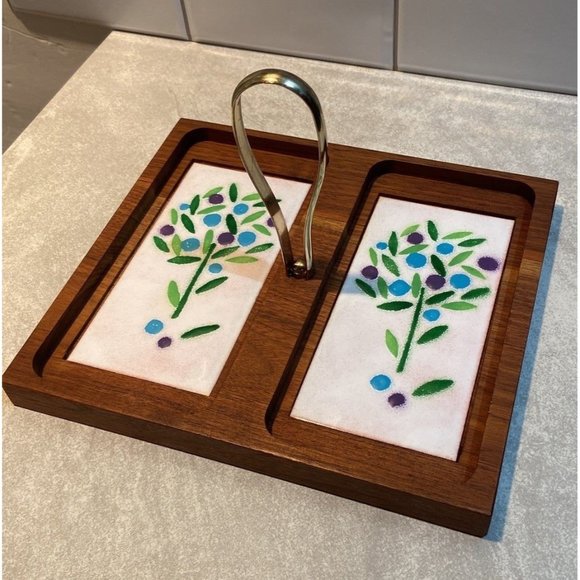 Designer Ernest Sohn tidbit tray MCM / 9 x 8” - Picture 1 of 5
